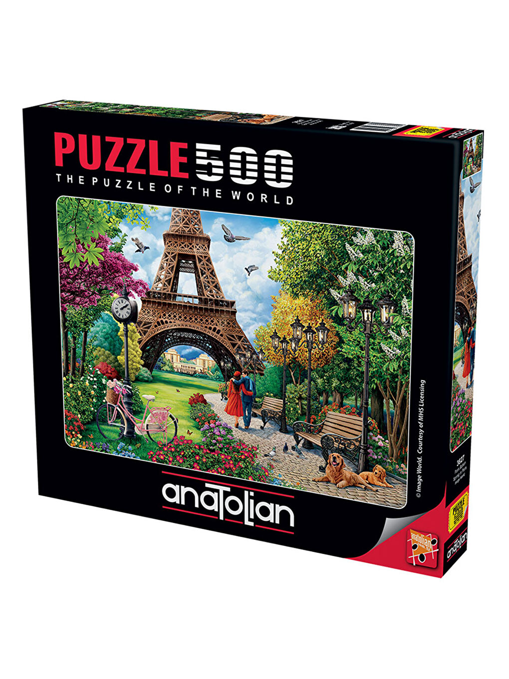 Anatolian Renksiz Puzzle 500 Parça Paris Baharı 3627