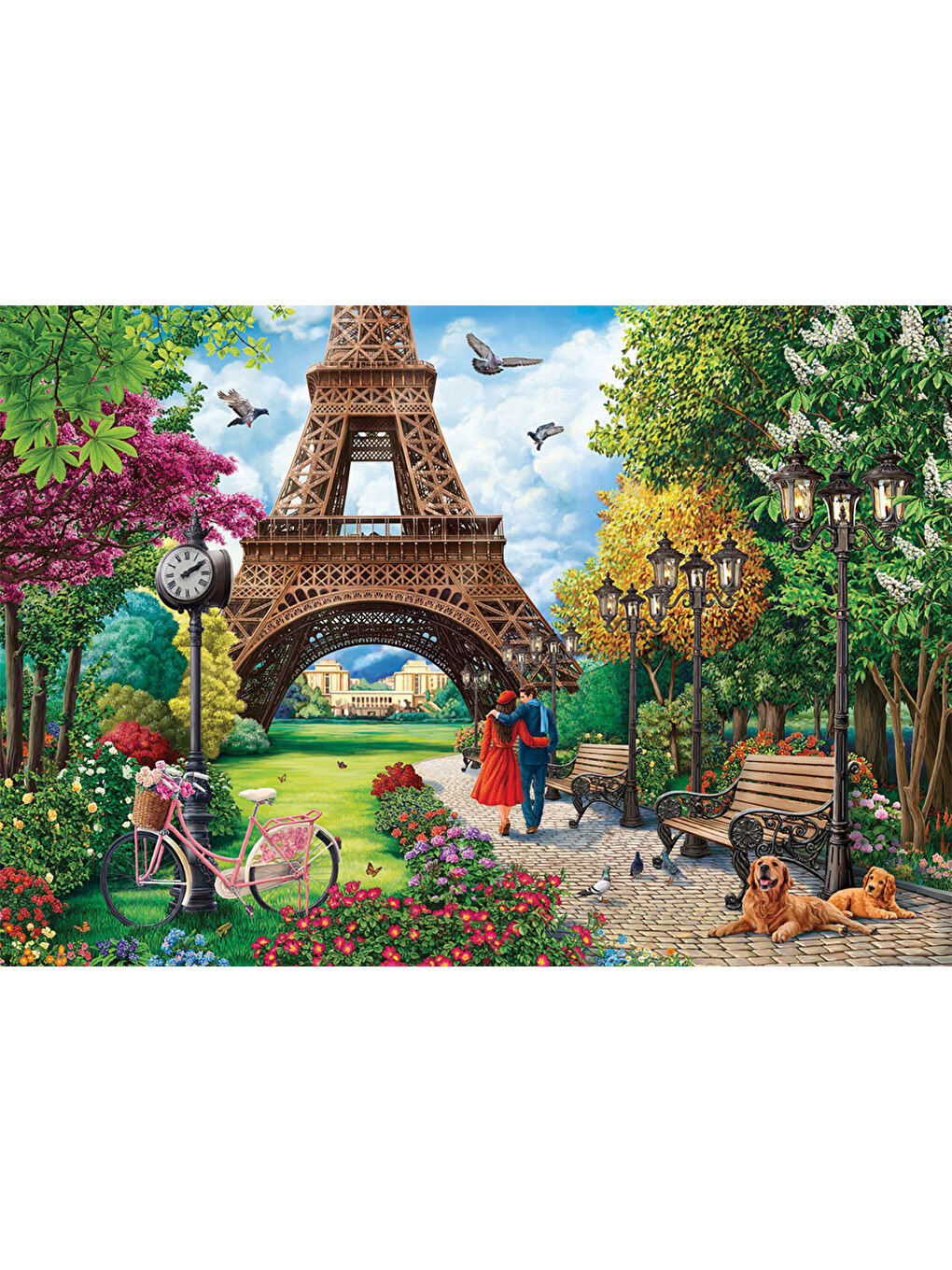 Anatolian Renksiz Puzzle 500 Parça Paris Baharı 3627 - 1