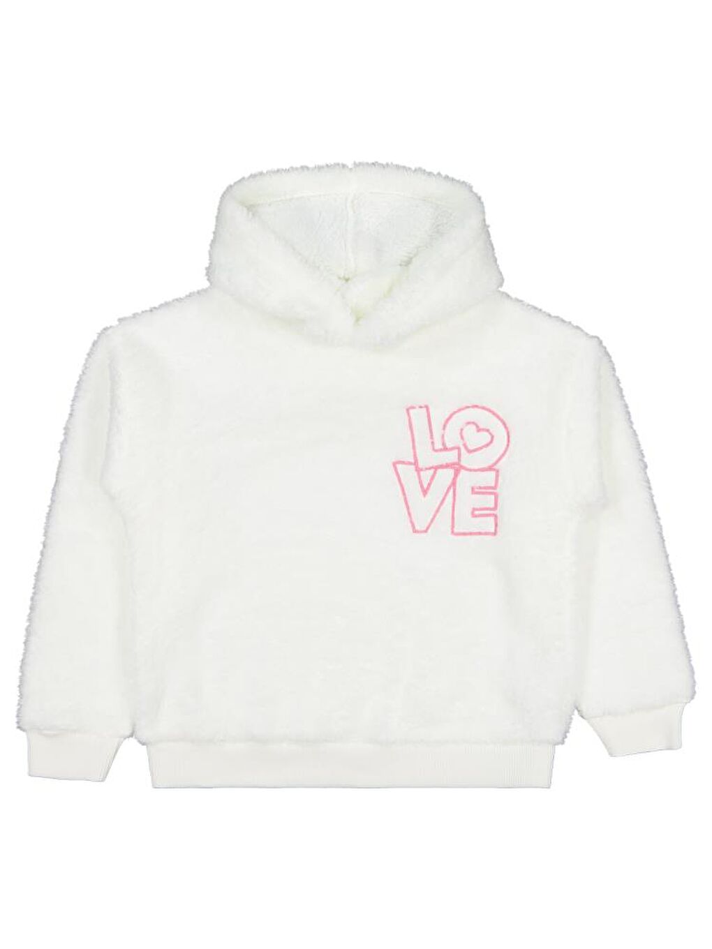 Girls Love Nakışlı 6-9 Yaş Eşofman Takımı - Ekru 9-10 Yaş-1