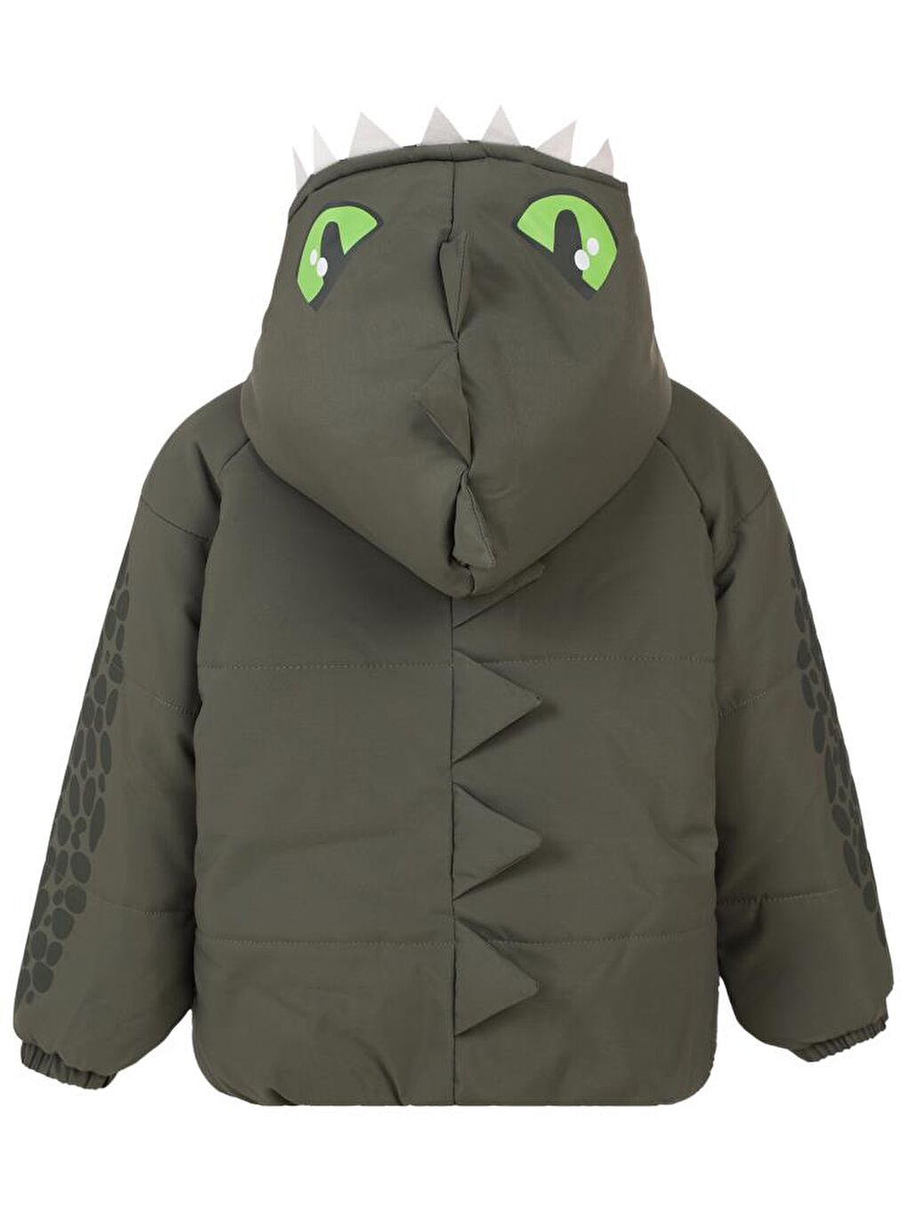 Boys Canavar Kapüşonlu 2-5 Yaş Mont - Haki 2-3 Yaş-1