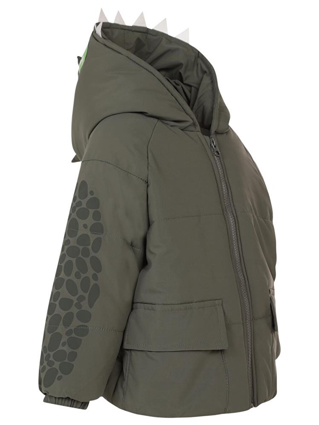 Boys Canavar Kapüşonlu 2-5 Yaş Mont - Haki 2-3 Yaş-3