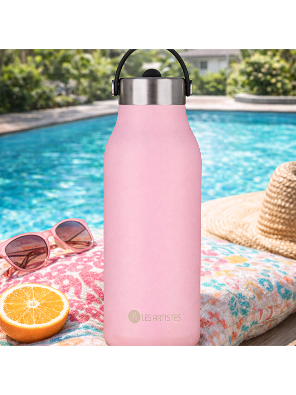 Karışık Isı Yalıtımlı Çelik Termos 1000ml Magnolia-2