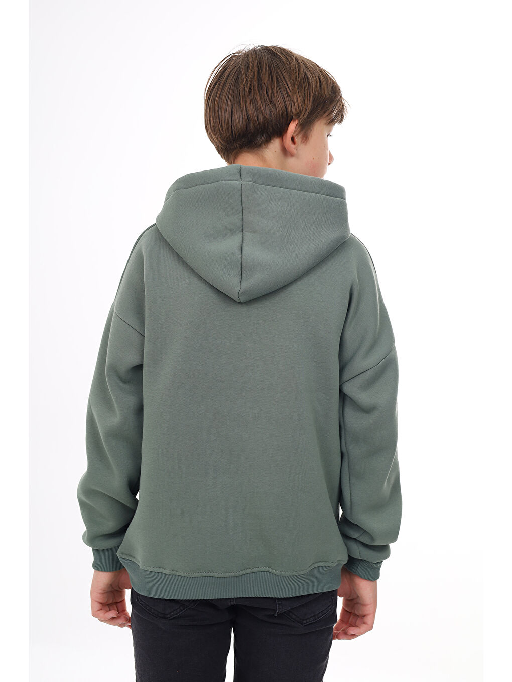 Toontoykids Yeşil Erkek Çocuk Nakışlı Sweatshirt - 3