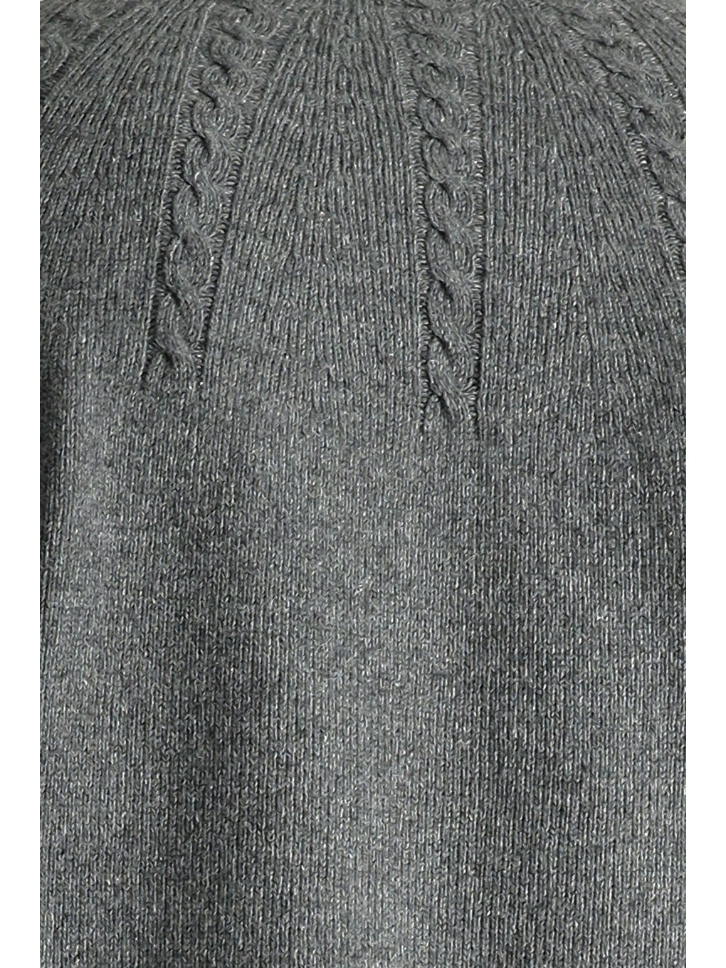 Gri Bato Yaka Slim Fit Dar Kesim Dikişsiz Desenli Triko Büyük Beden Kazak-3