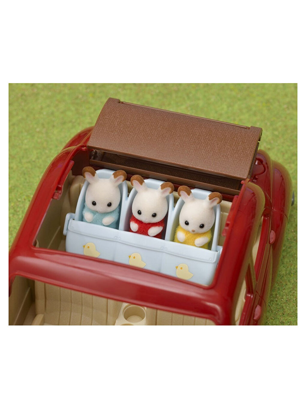 Sylvanian Families Renksiz Üçüz Bebek Arabası 5533 - 2