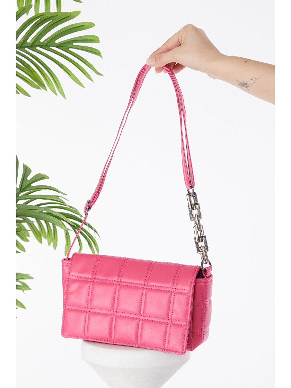 Kadın Fuşya Çanta - 21803-1
