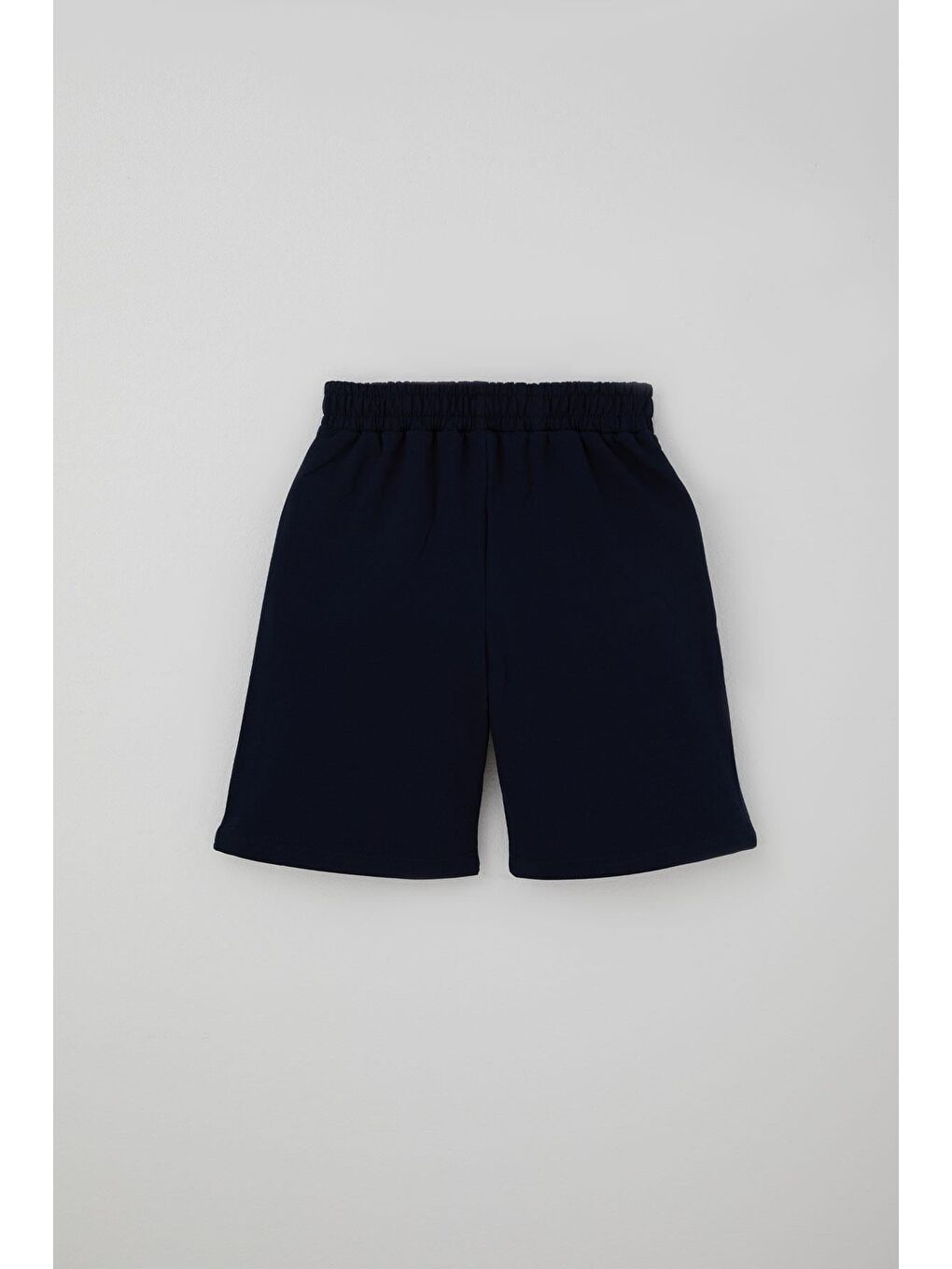 Erkek Çocuk Şort Bağcık Aksesuarlı Cepli Lacivert (8-12 Yaş)-1