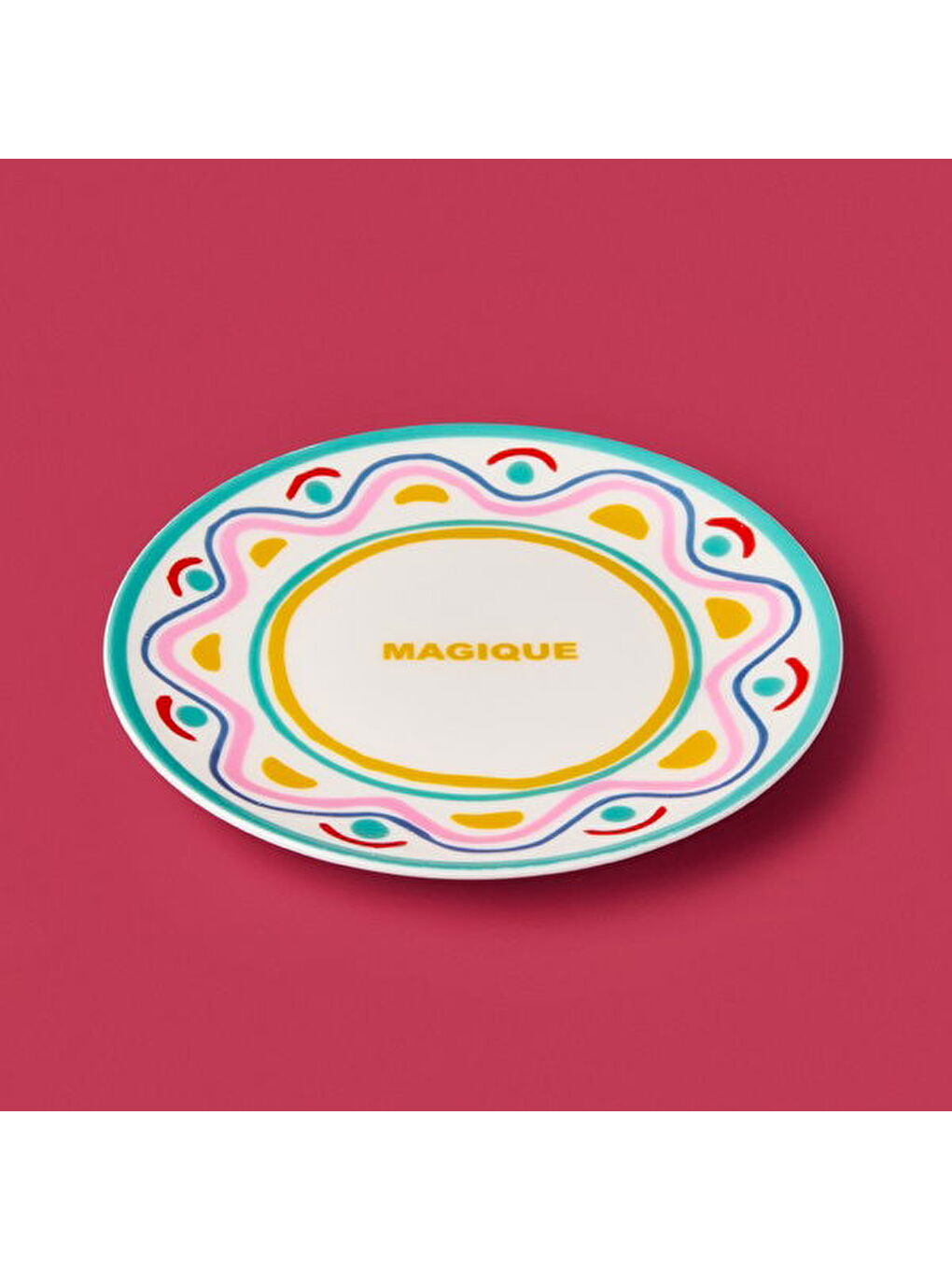 Karışık Kitchen Magique Pasta Tabağı - Renkli - 19 cm