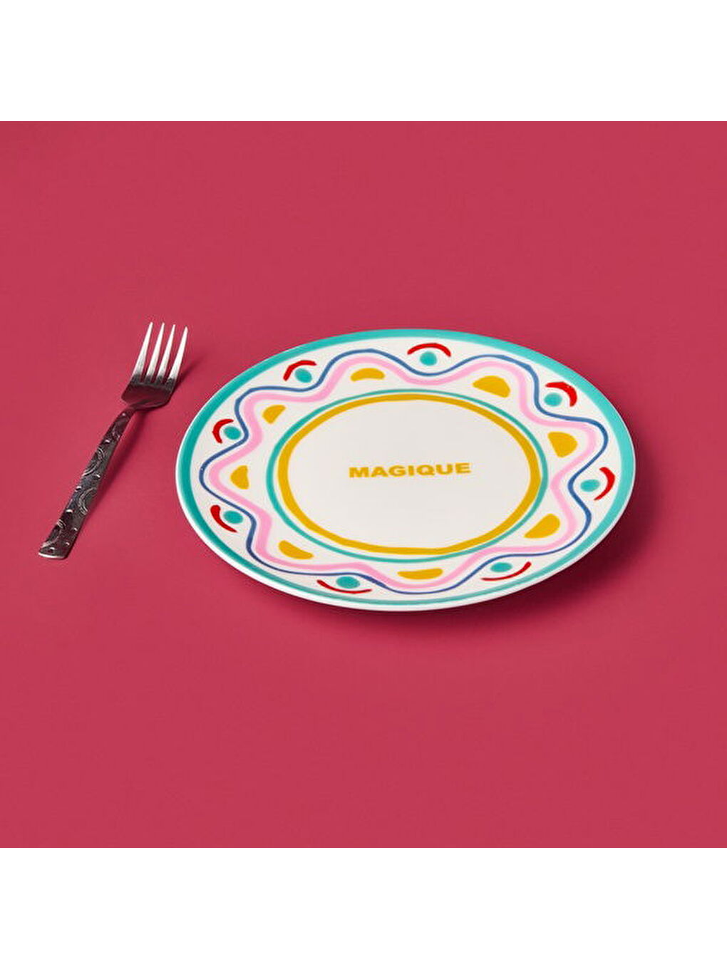 Karışık Kitchen Magique Pasta Tabağı - Renkli - 19 cm-1