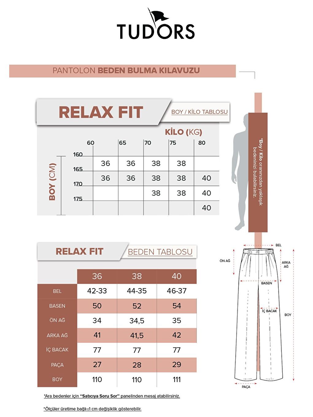 Kadın Relax Fit Rahat Kesim Gold Düğme Detaylı Çift Cepli Bej Pantolon-7