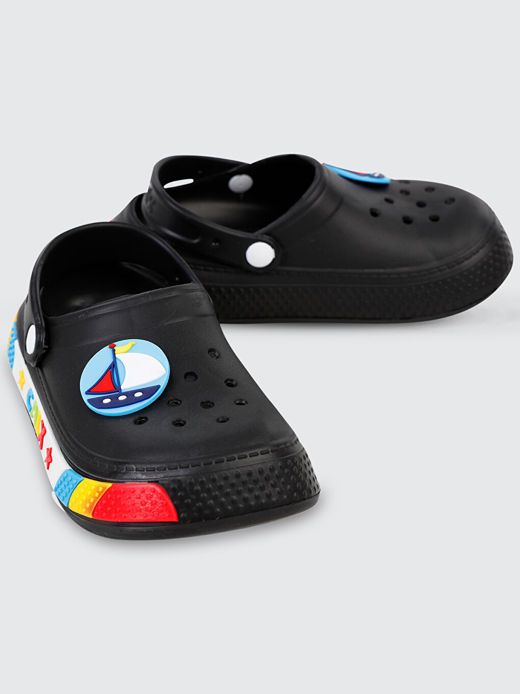 Boys Erkek Çocuk Terlik 28-35 Numara Siyah-2