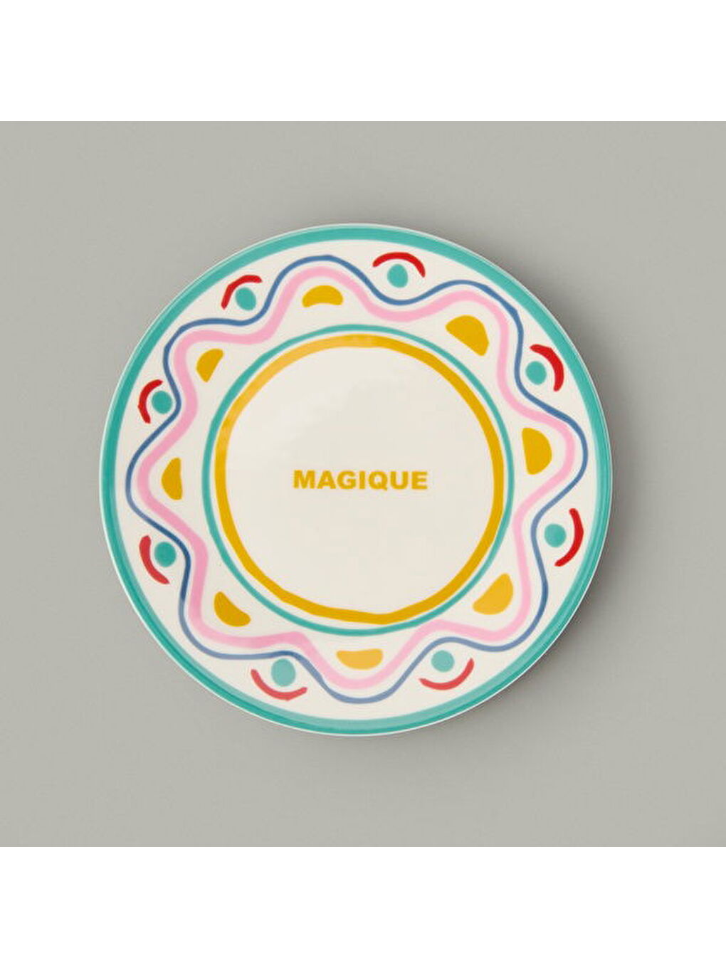 Karışık Kitchen Magique Servis Tabağı - Renkli - 25 cm-3