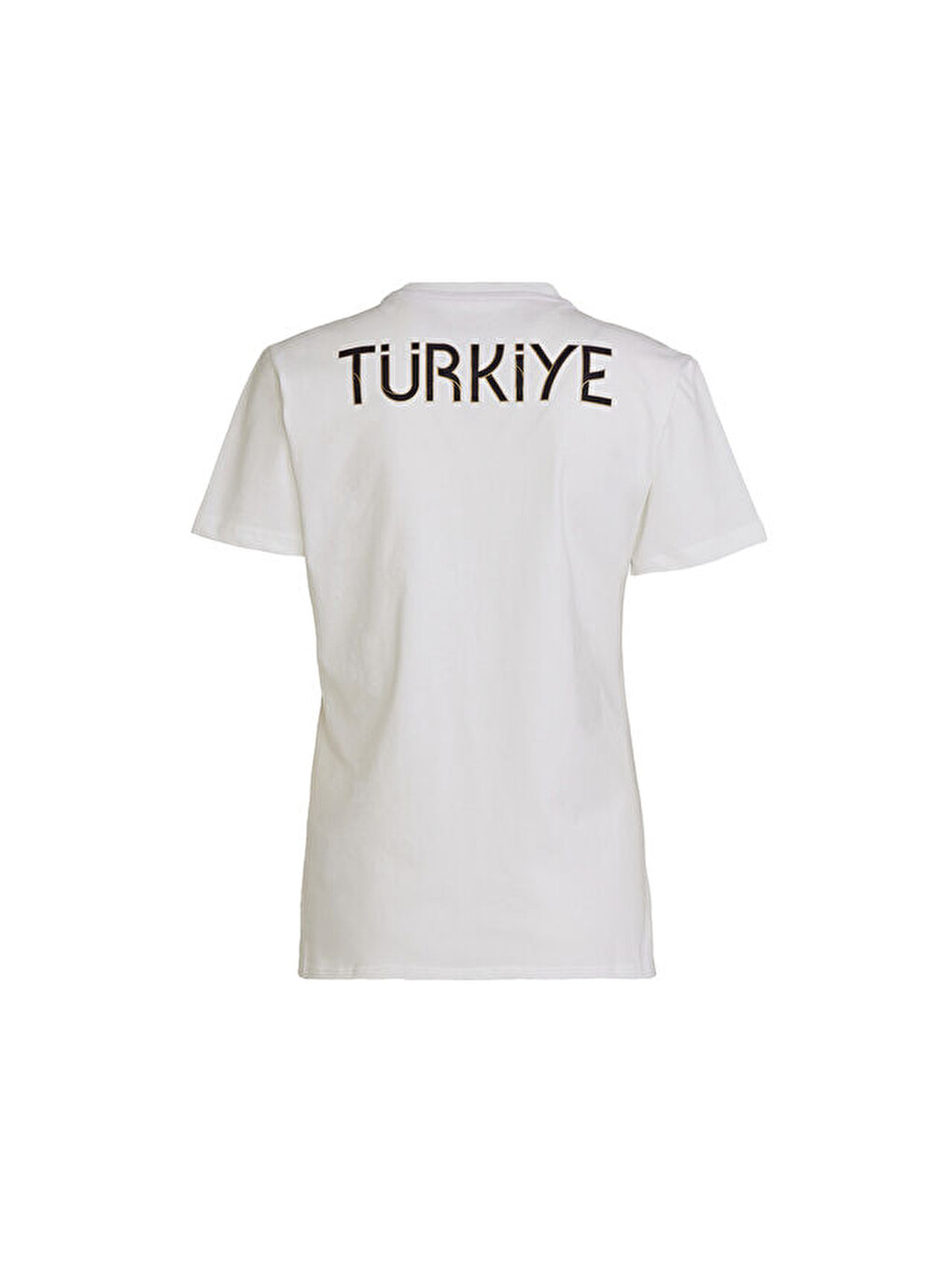 Turkiye Tee C W Türkiye Kadın Antrenman Tişörtü Jd8308 Beyaz-1