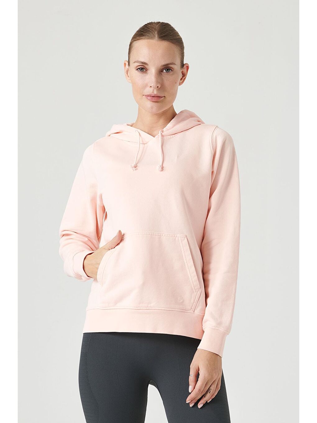 JERF Pembe Lydney Kadın Kapüşonlu Sweatshirt Pembe - 1