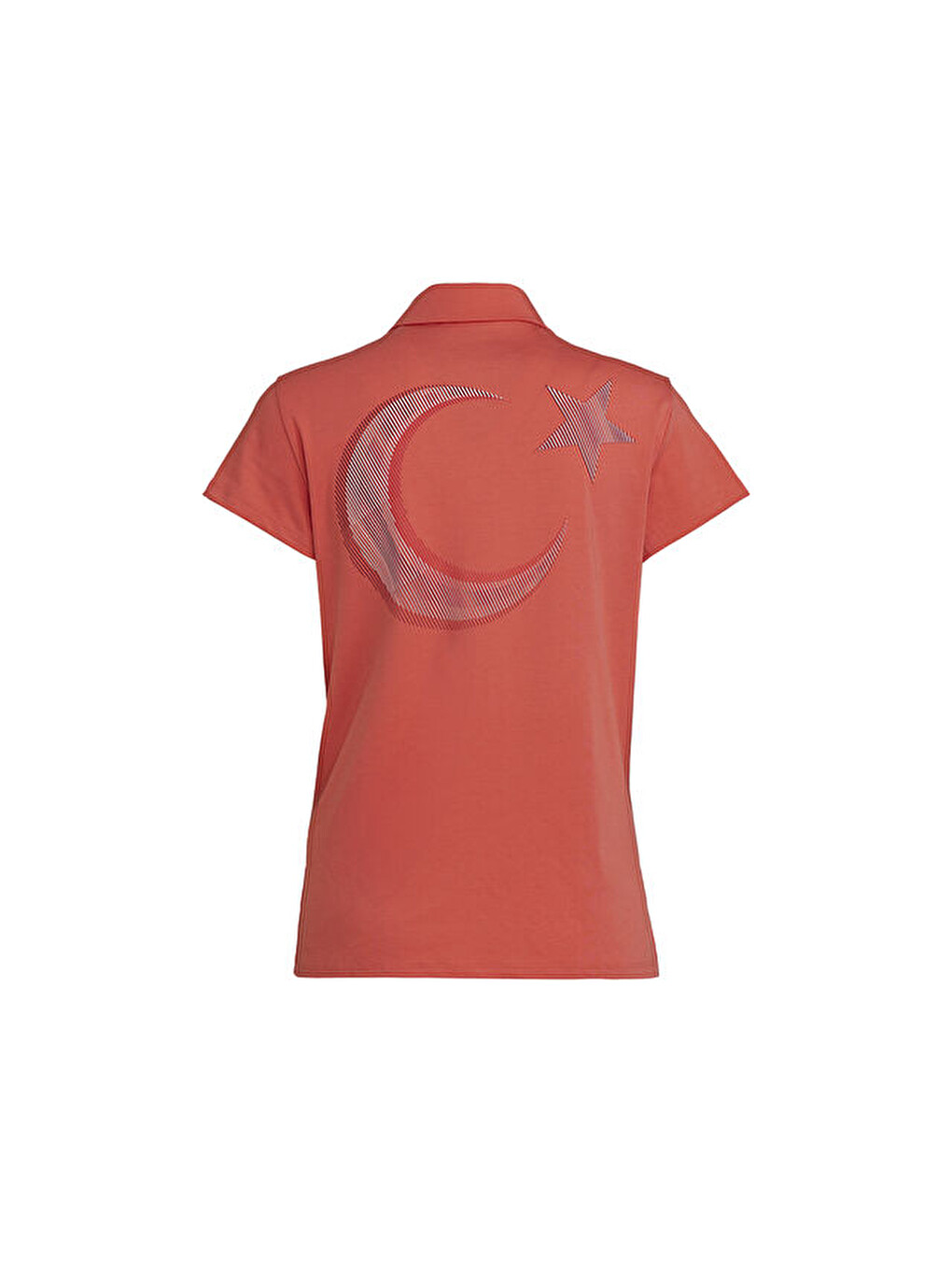 Turkiye Polo W Türkiye Kadın Antrenman Polo Tişörtü Jg8872 Kırmızı-1