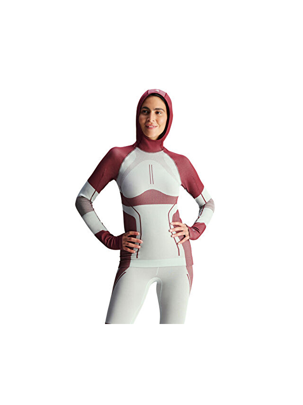Asmc Tst Ls Ho Kadın Outdoor Uzun Kollu Tişört Iw6368 Gri