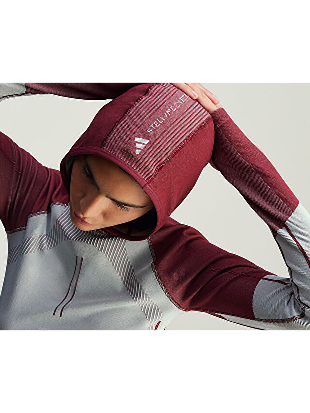 Asmc Tst Ls Ho Kadın Outdoor Uzun Kollu Tişört Iw6368 Gri-1