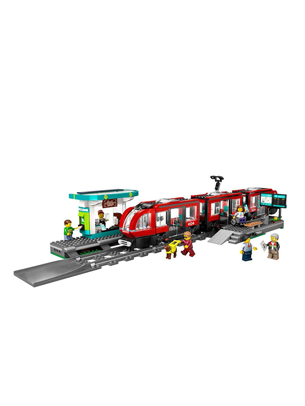 Lego City Şehir Merkezi Tramvay İstasyonu Oyuncak Seti 60423 - 1