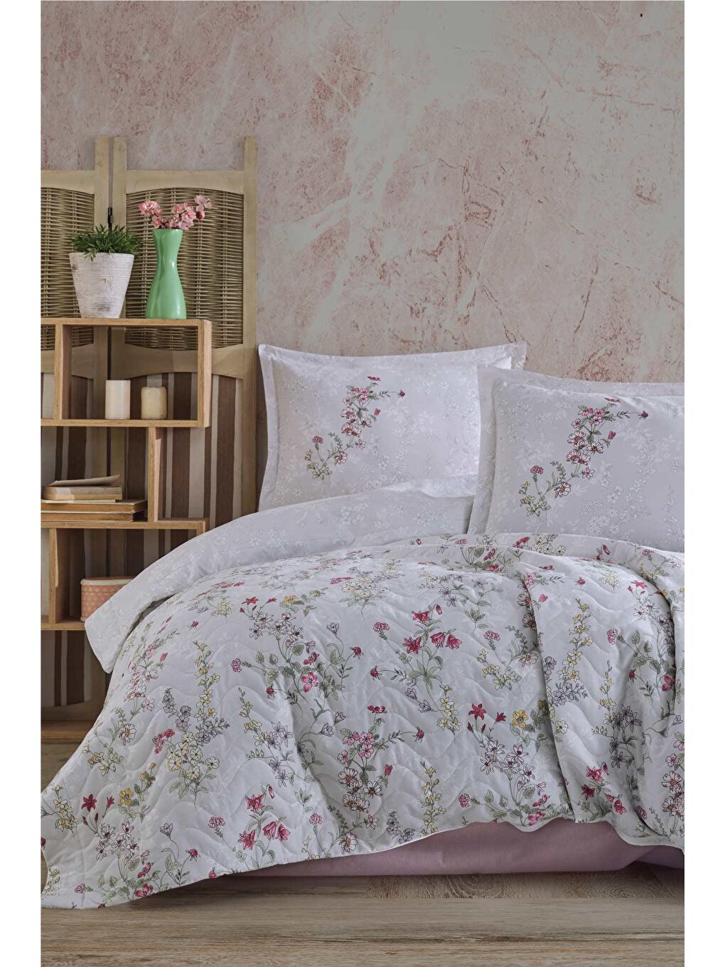 Pembe Clasy Ranforce 100% Pamuk Çift Kişilik Dört Mevsim Set-1
