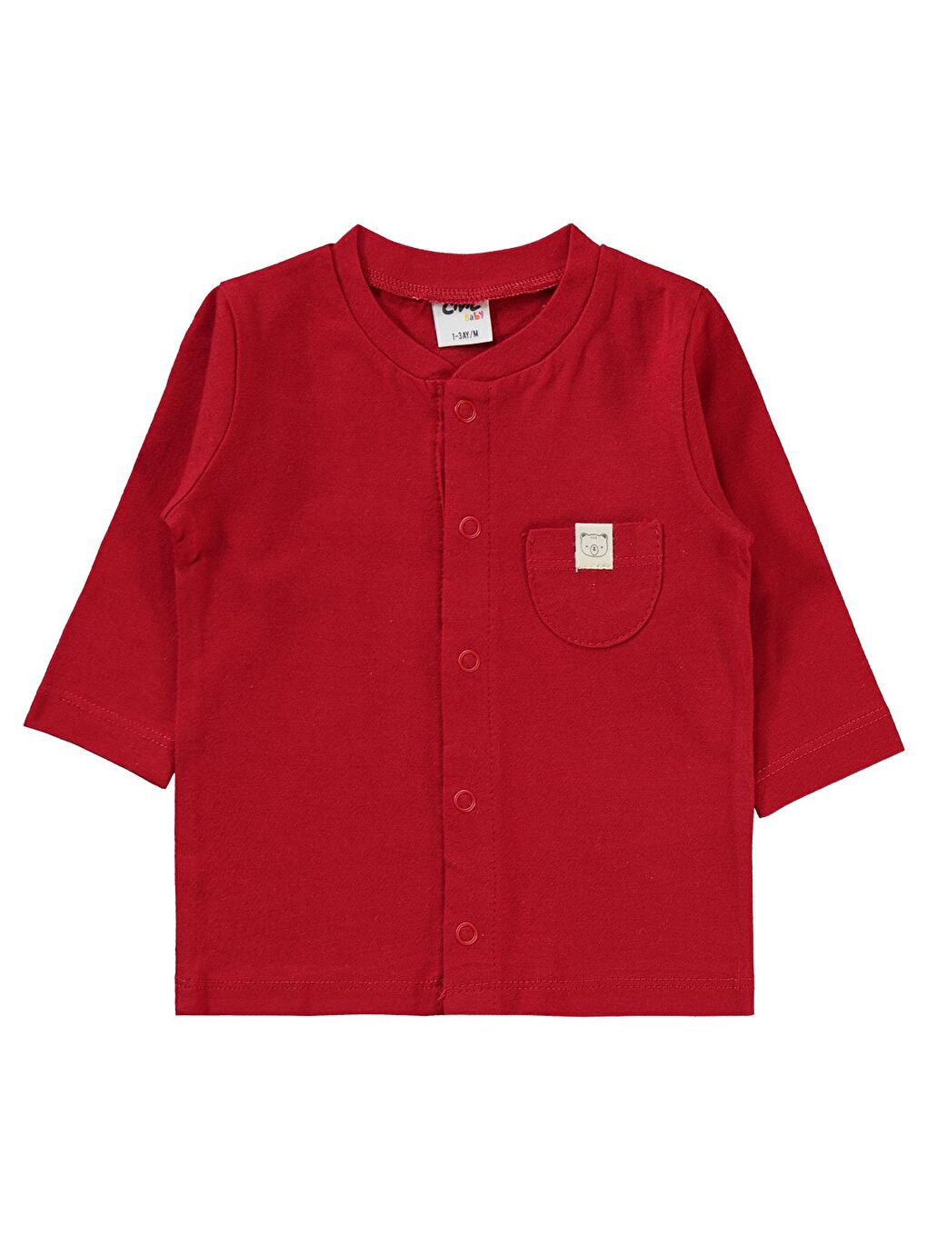 Baby Bebek Pijama Takımı 1-6 Ay Kırmızı-2