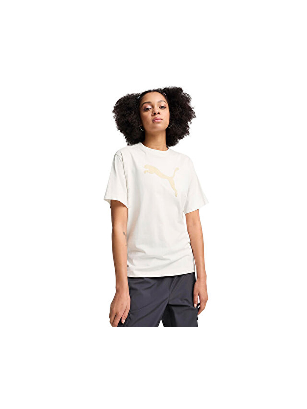 Her Graphic Tee Kadın Günlük Tişört 68161905 Bej
