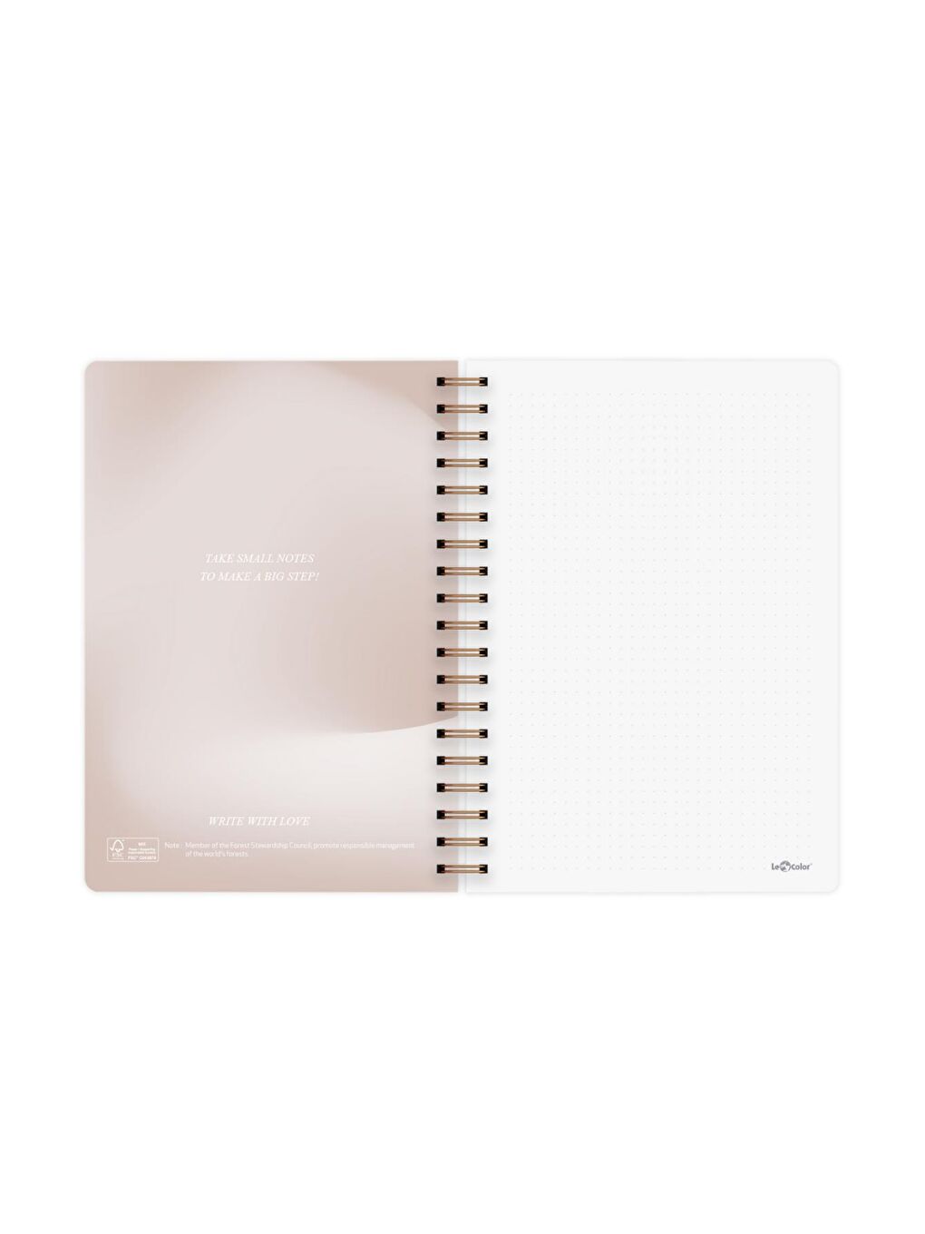 LE COLOR Karışık Noktalı Bullet Journal Pro Defter Planet 17x24 - 1