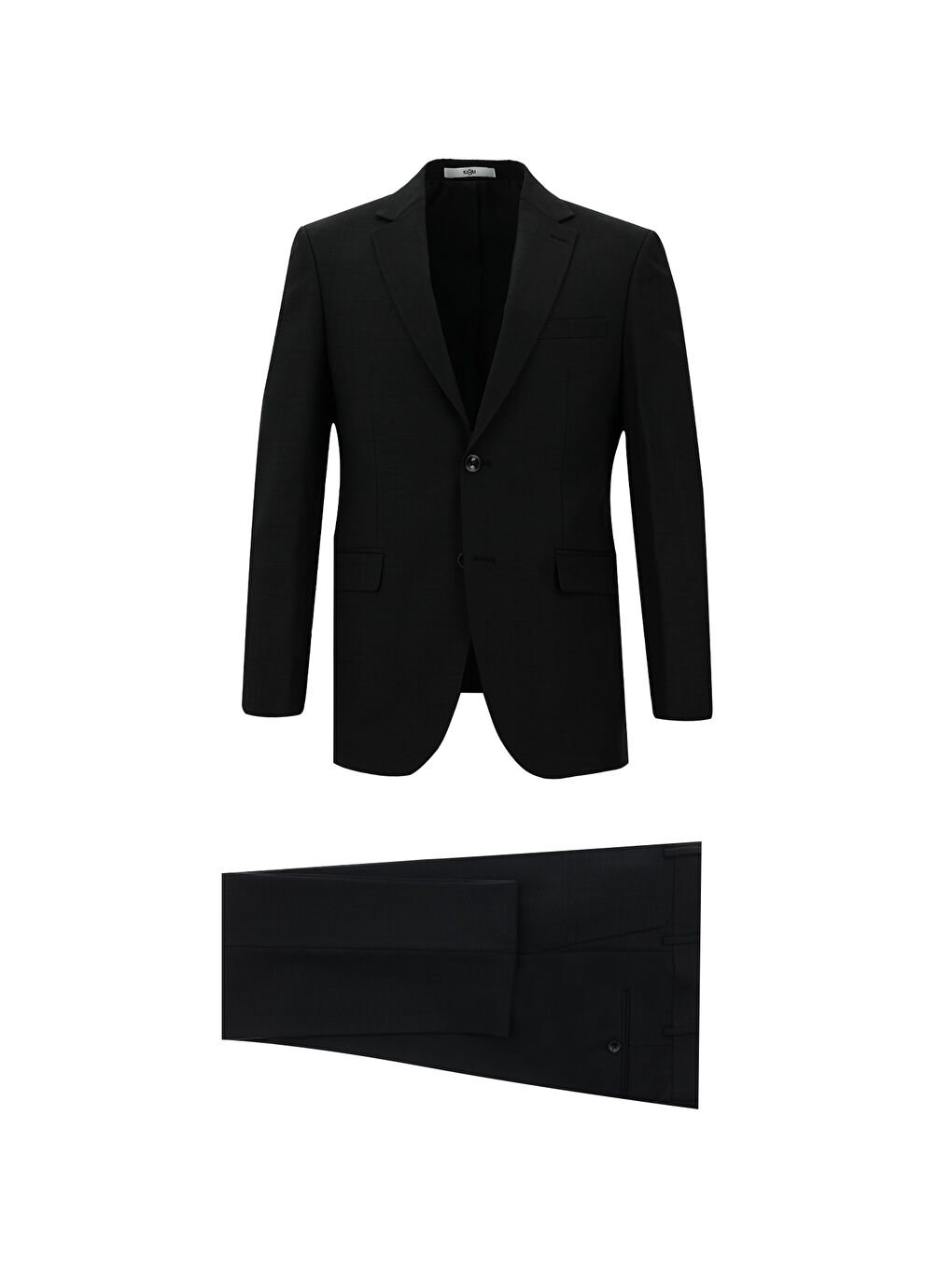 Siyah Slim Fit Dar Kesim Ekose Takım Elbise