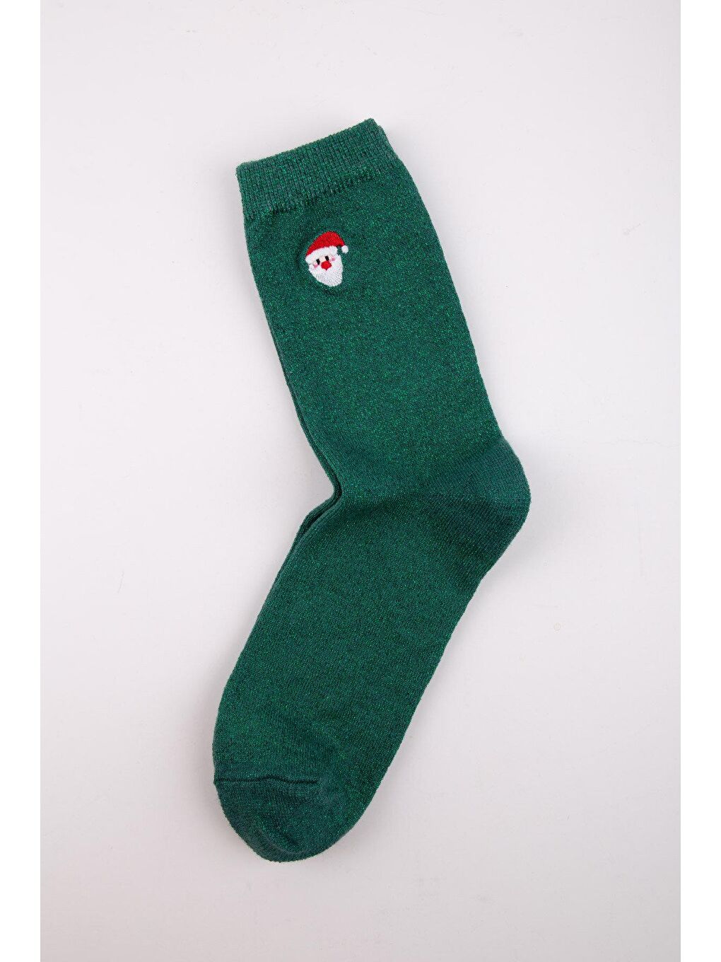 Karışık Yılbaşı Kutulu Simli Nakışlı Kadın Çorap-6