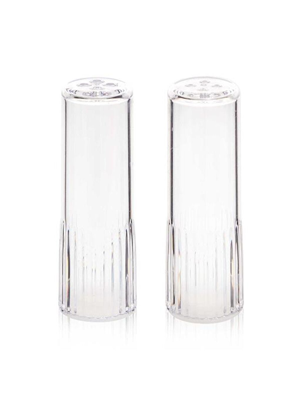 Renksiz Kristal Tuzluk Biberlik - Şeffaf - 12 cm-1