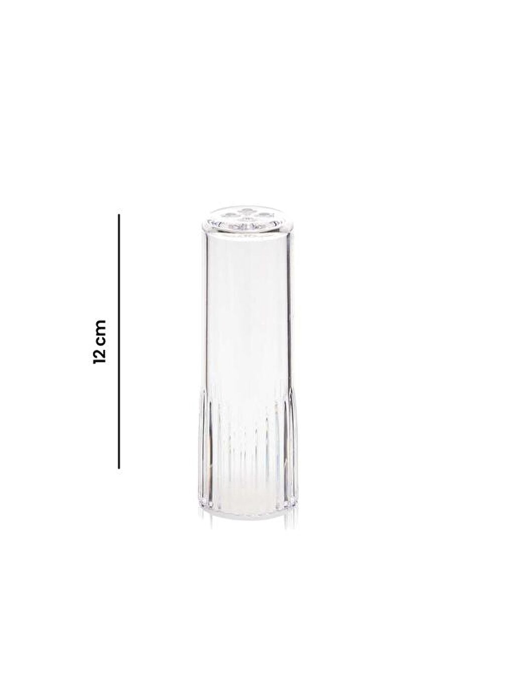 Renksiz Kristal Tuzluk Biberlik - Şeffaf - 12 cm-4