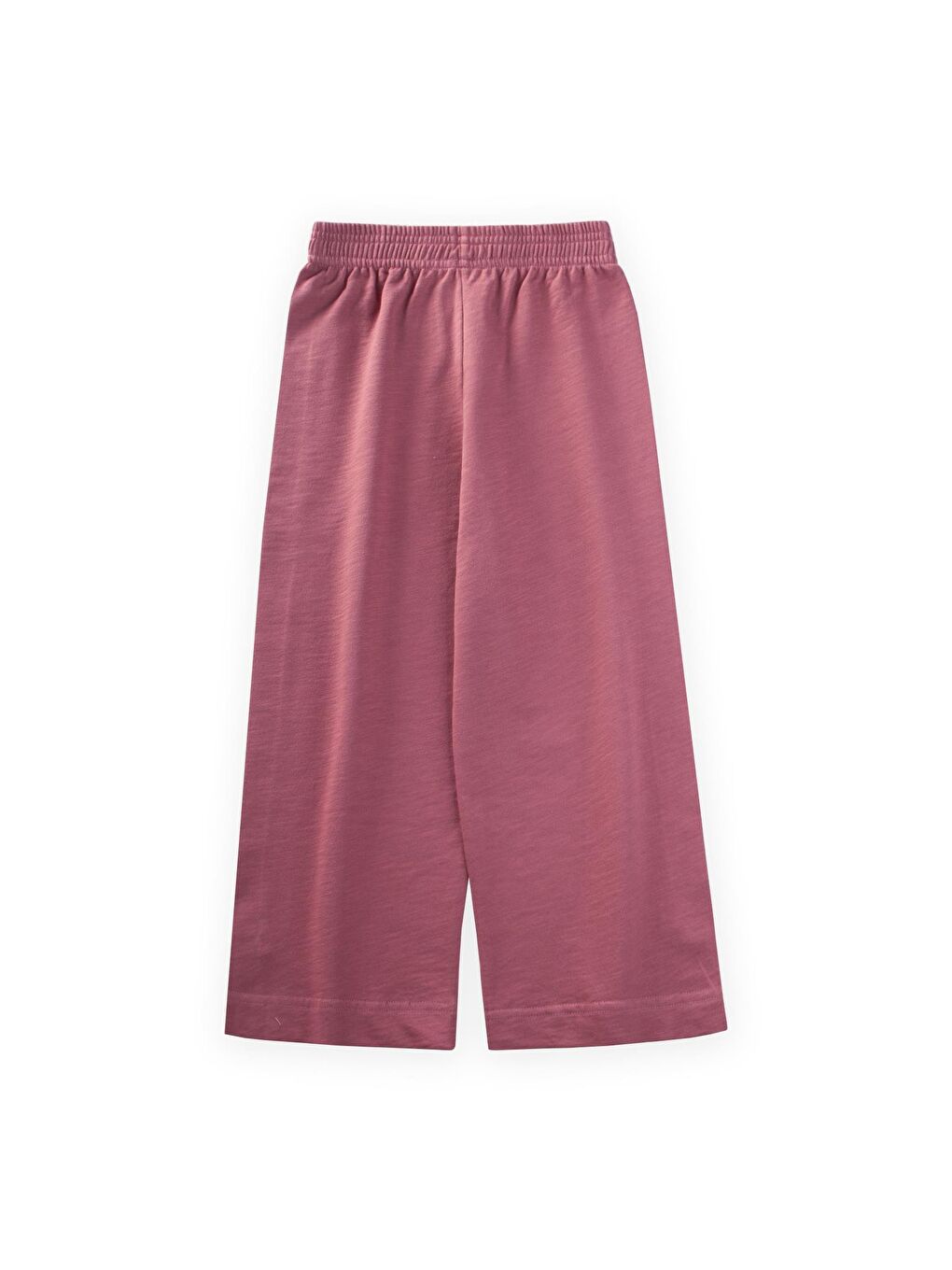 Pembe Geniş Kesim Pantolon 4-12 Yaş Gül Kurusu-1