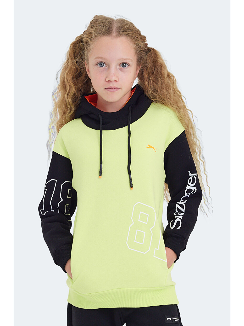 DJURO Unisex Çocuk Sweatshirt Sarı-5