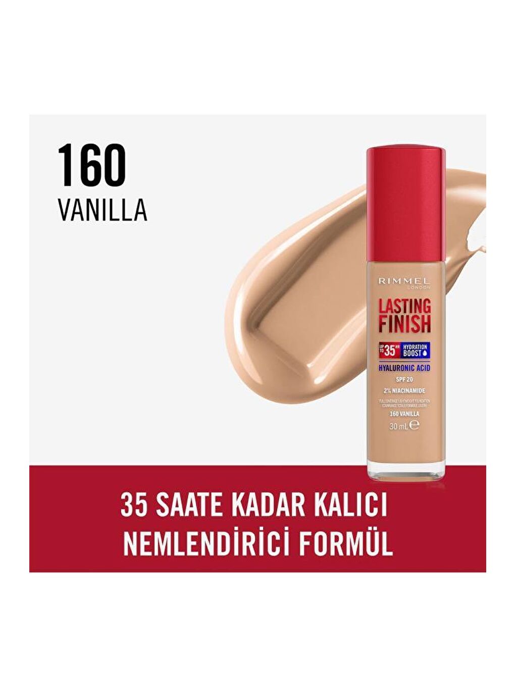 Rımmel Lastıng Fınısh Fondoten Vanılla-No:160-2