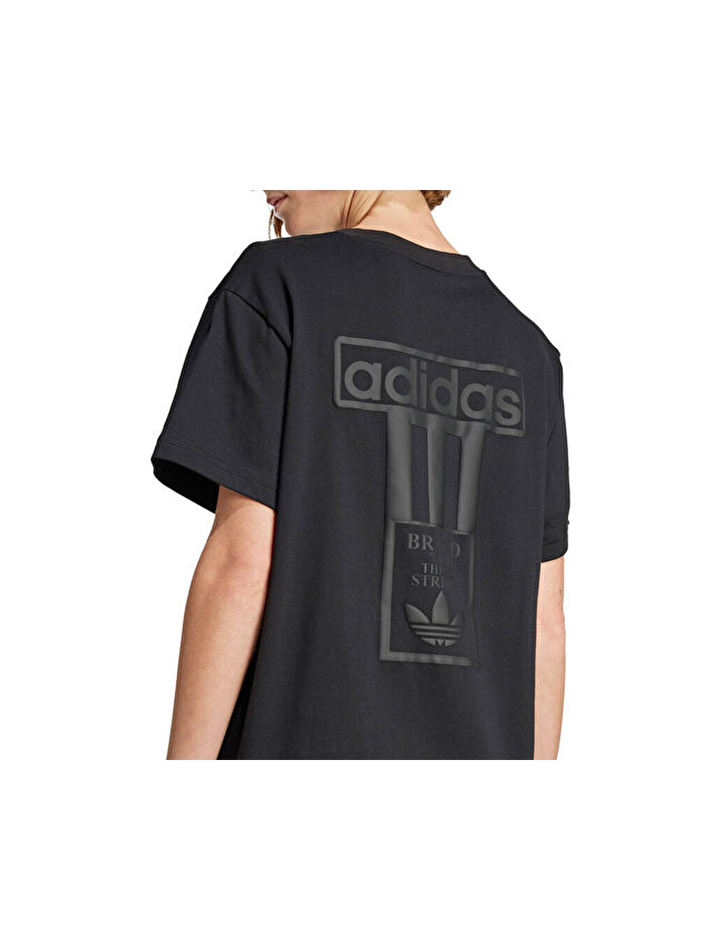 Adibreak Tee Kadın Günlük Tişört Jv7208 Siyah-4