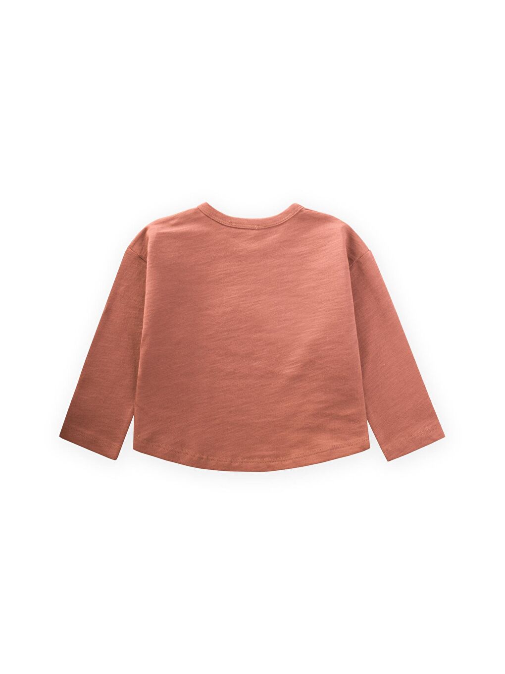 Turuncu Nakışlı Sweatshirt 1-5 Yaş Oranj-1