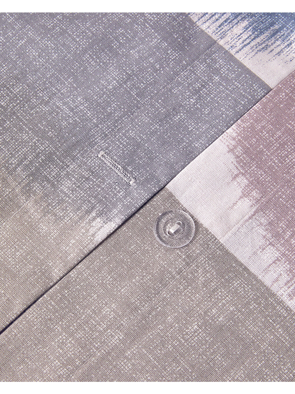 Yeşil Abstract Pamuklu Ranforce Çift Kişilik Nevresim Takımı 200x220 cm Mavi-Lila-4