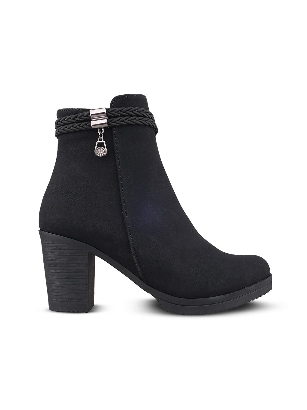 Kadın Günlük Bot - Siyah Süet,