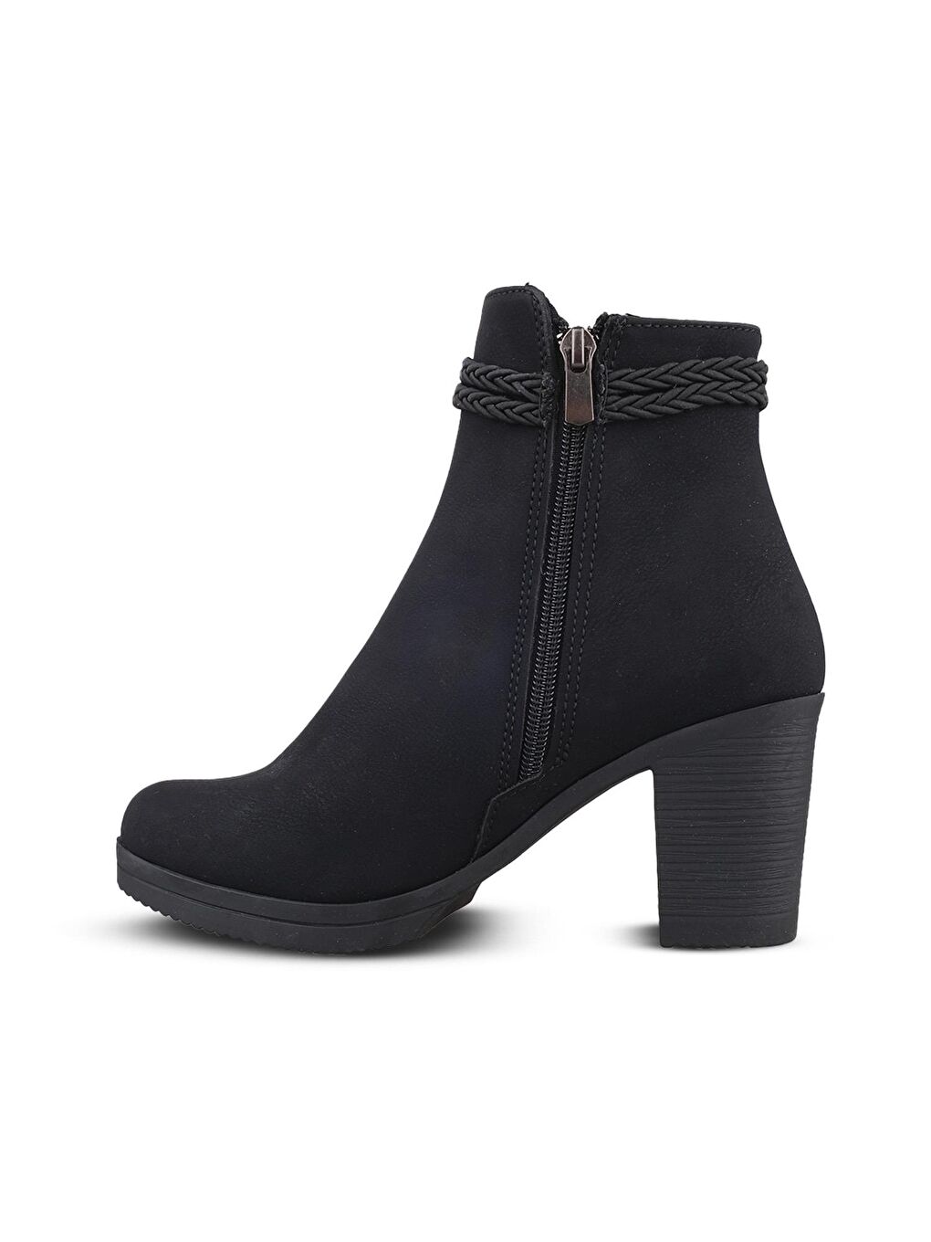 Kadın Günlük Bot - Siyah Süet,-1