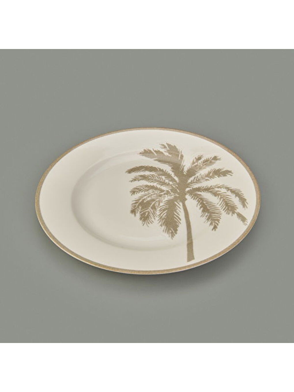 Ekru Kitchen Palm Servis Tabağı - Krem / Bej - 27 cm-2