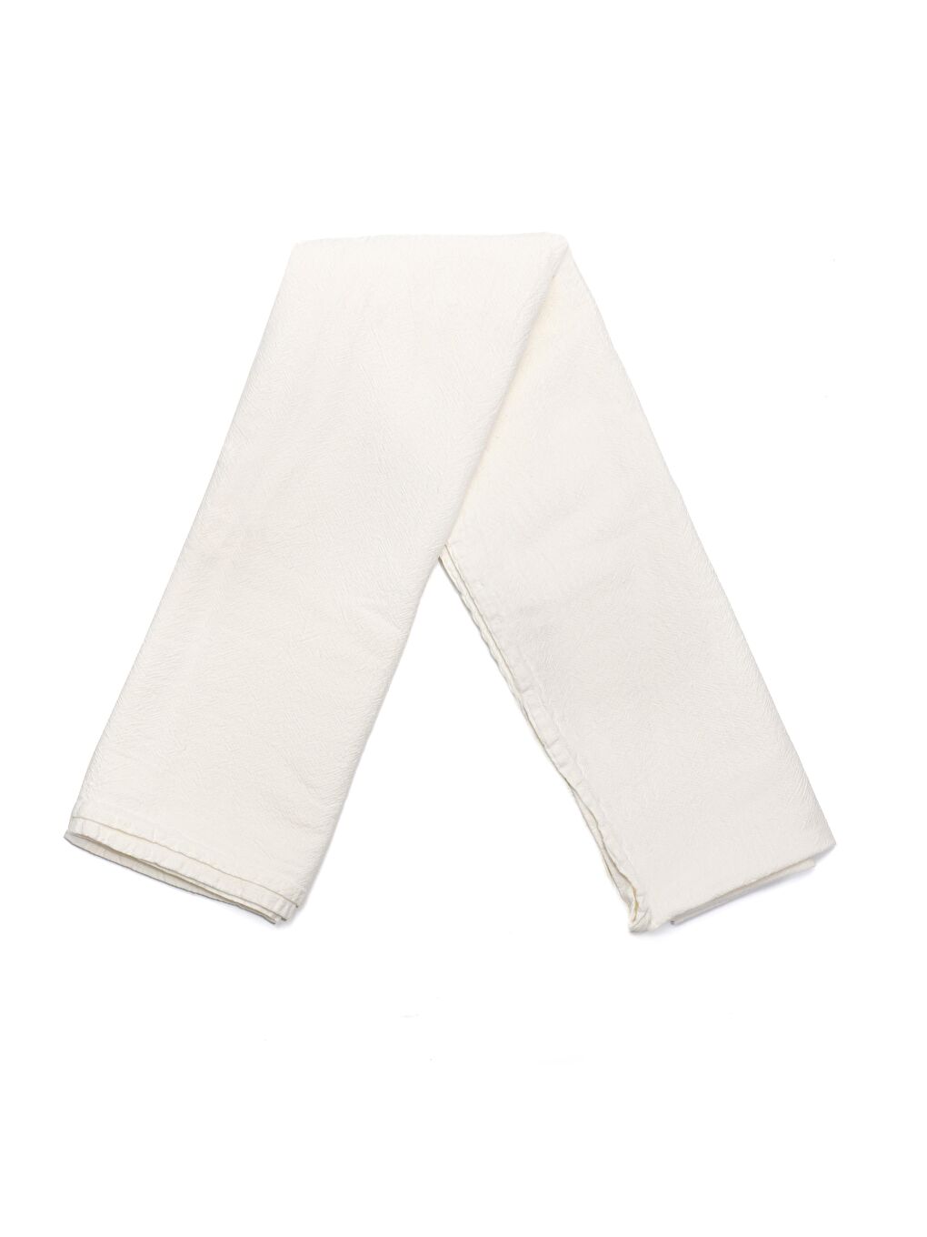 Taşlanmış Ekru Denim Pamuk Masa Örtüsü