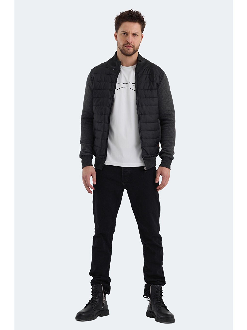 BASIL Erkek Sweatshirt Antrasit-6