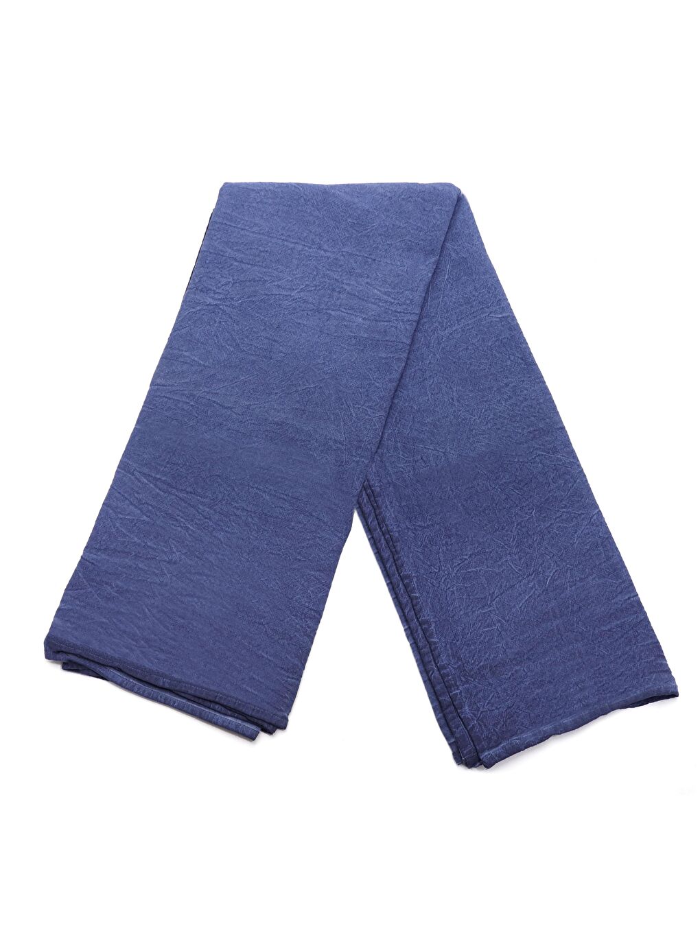 Mavi Taşlanmış Indigo Denim Pamuk Masa Örtüsü