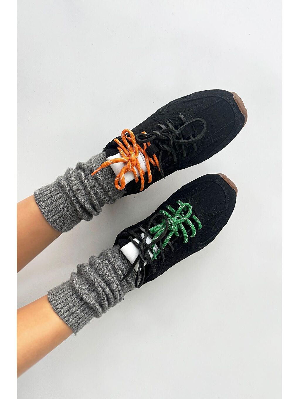 Lera Kadın  Süet Spor Ayakkabı Siyah