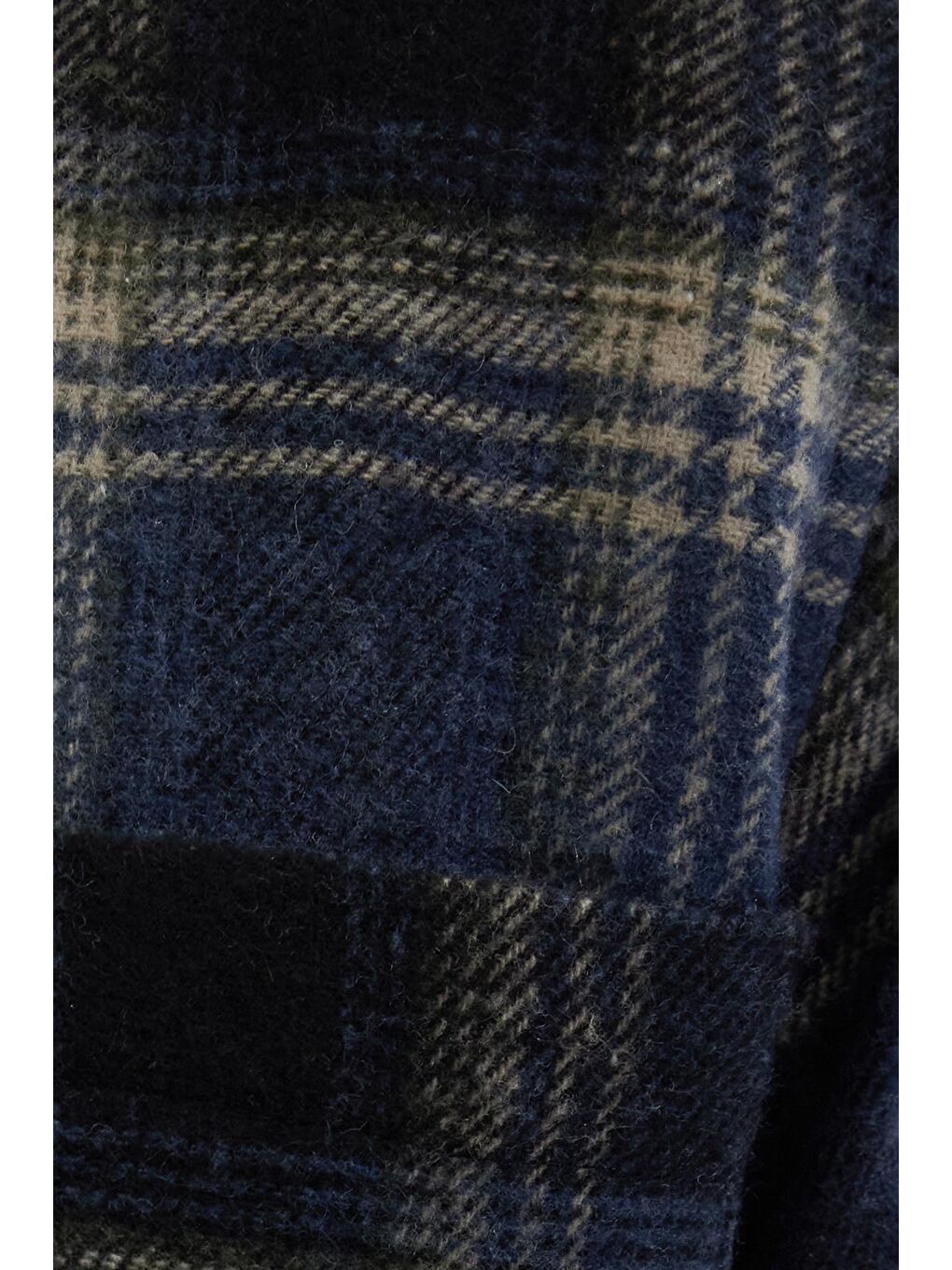 Karışık Erkek Regular Fit Normal Kesim Çift Cepli Kışlık Oduncu Kareli Gömlek-5