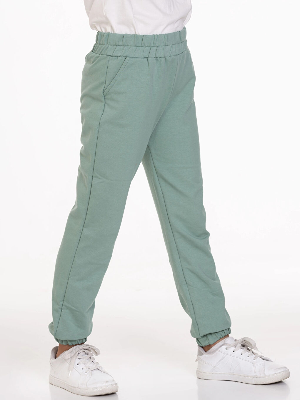 Yeşil Kız Çocuk Basic Eşofman Altı 54852-3-2