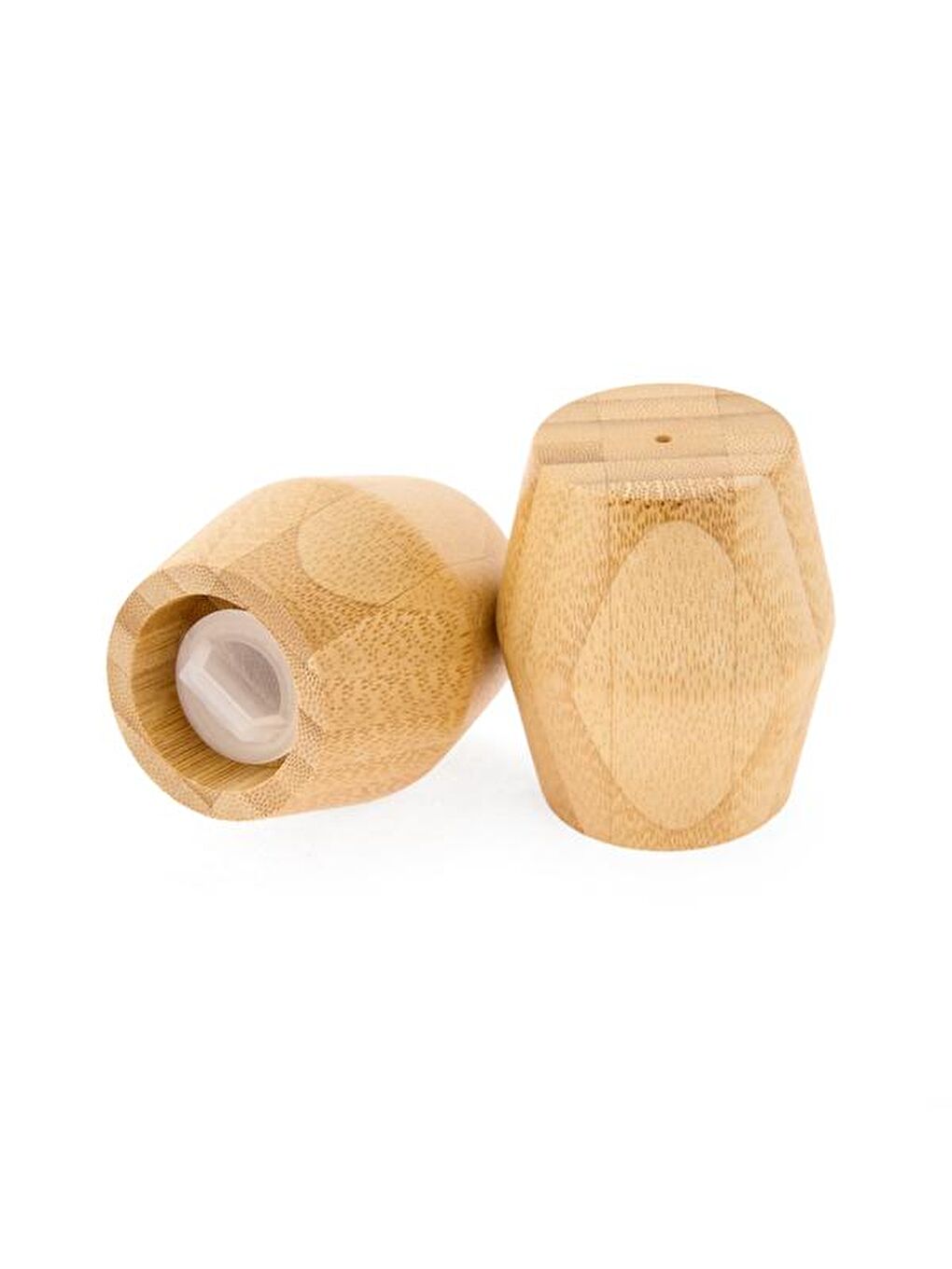 Bambu Tuzluk Biberlik - Kahverengi - 8 cm-1