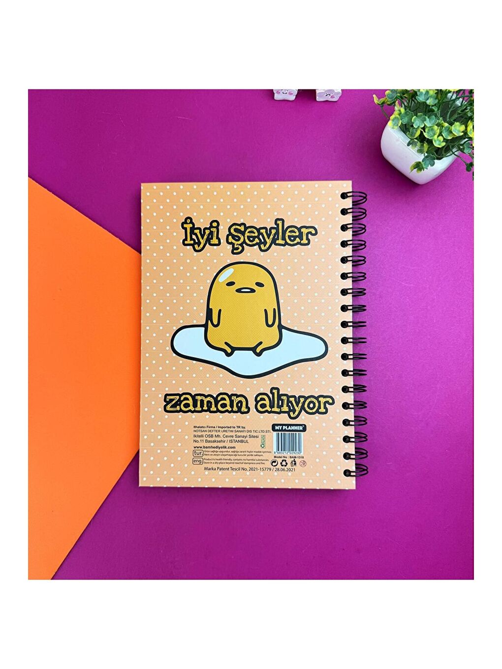 İyi Şeyler Zaman Alıyor Tasarımlı Konuşan Ajanda-1