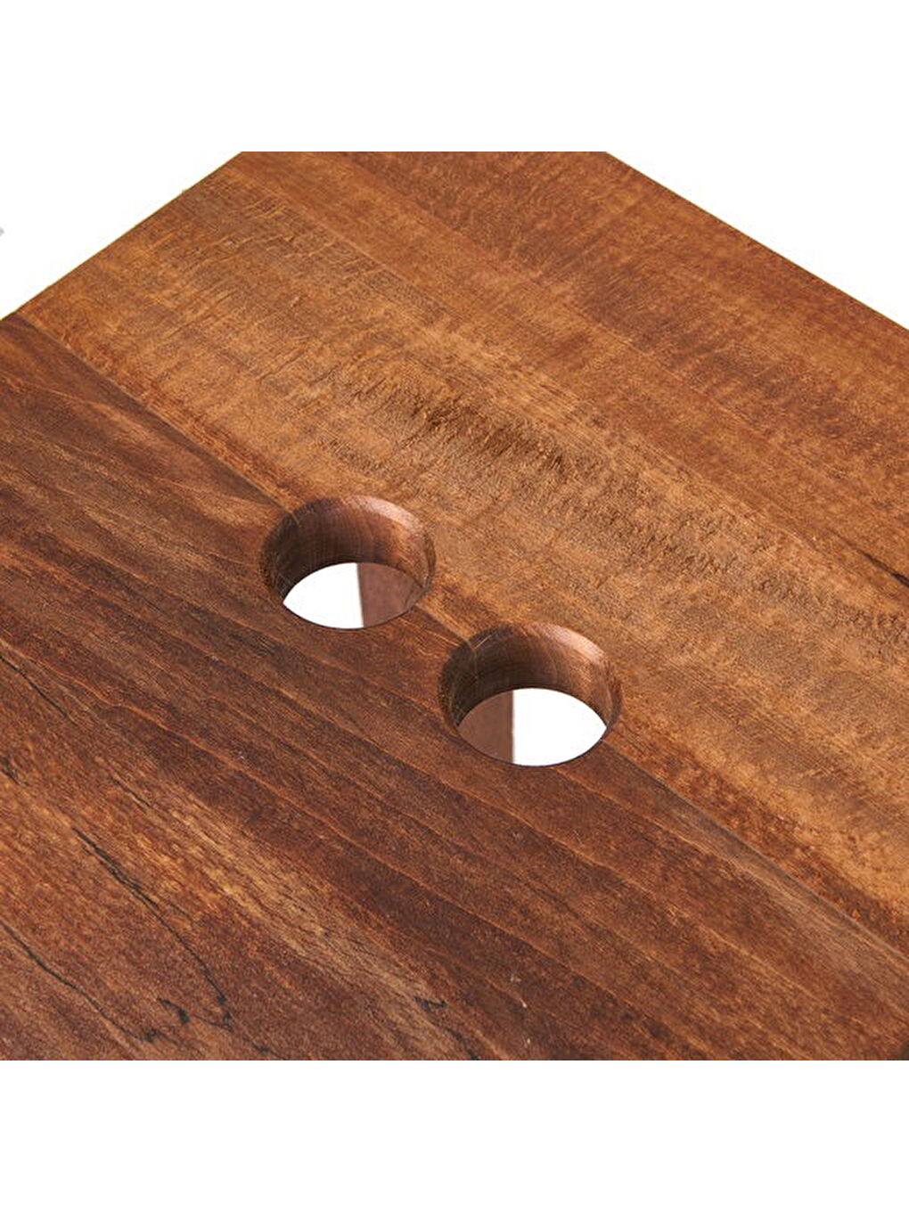 Kahverengi Santorini Büyük Boy Tabure - Ceviz - 36x36x74 cm-2