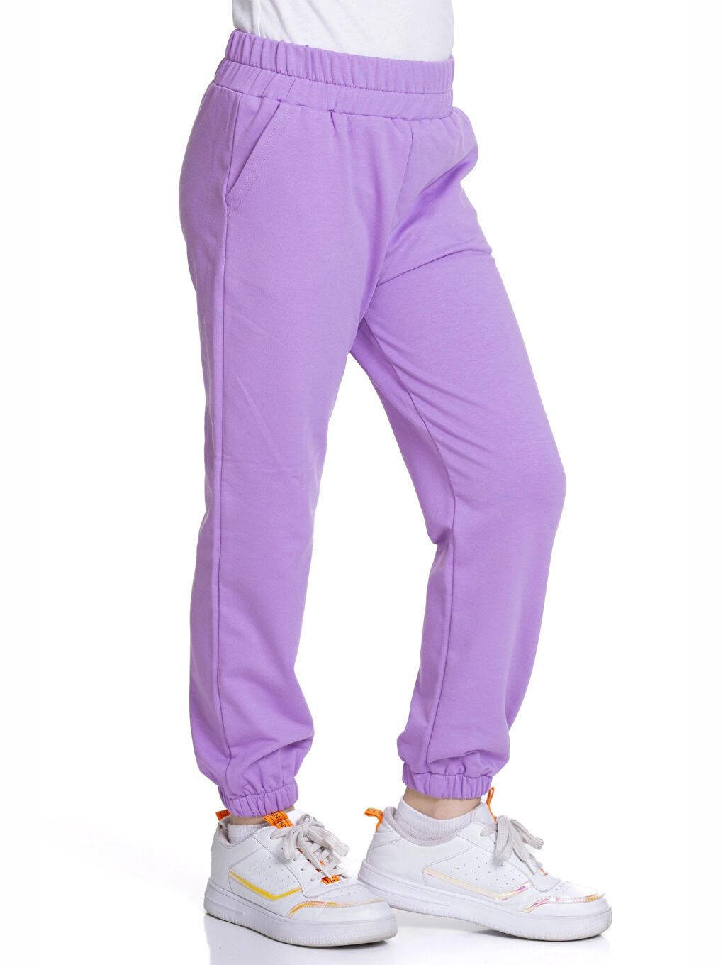 Lila Kız Çocuk Basic Eşofman Altı 54852-2-1