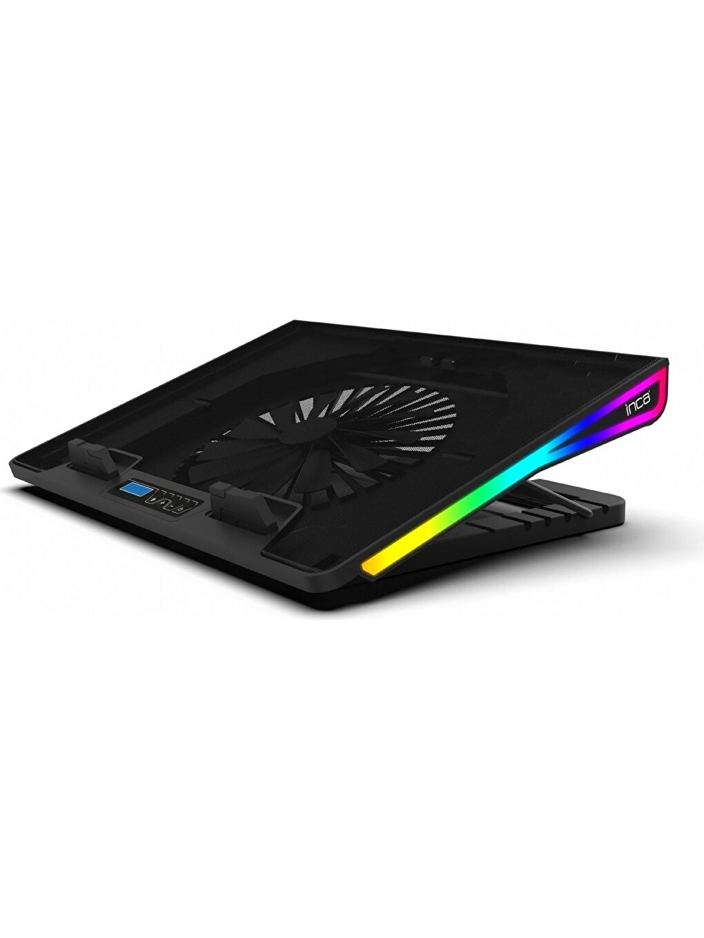 Inca INC-608GMS Bıg Fan, Rgb LCD Panel, 7 Rgb Mode 13 ”-18” Gaming Notebook Soğutucu-2